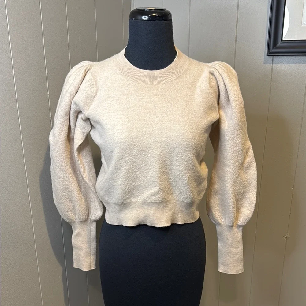 Ulla Johnson Cream Crew Neck Sweater - Picture 1 of 6